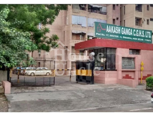 2 BHK Apartment/Flat For Rent In Akash Ganga Apartments (Akash Ganga CGHS Ltd.), Plot No. 17, Sector 6, Dwarka, New Delhi - 1600 Sq. Ft.