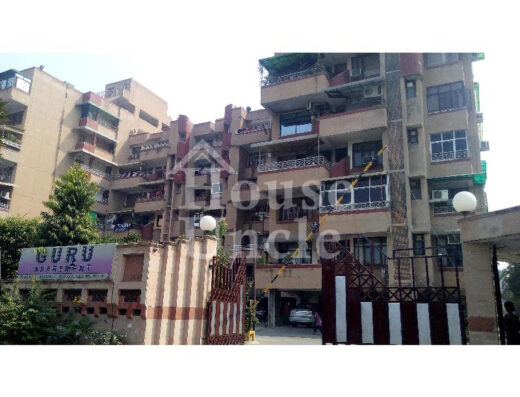 4 BHK Apartment/Flat For Rent In Guru Apartment, Plot No. 2, Sector 6, Dwarka, New Delhi - 2000 Sq. Ft.