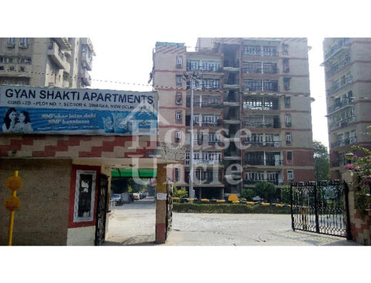 3 BHK Apartment/Flat For Rent In Gyan Shakti Apartments (Gyan Shakti CGHS Ltd.), Plot No. 7, Sector 6, Dwarka, New Delhi - 1700 Sq. Ft.