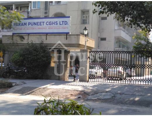 3 BHK Apartment/Flat For Rent In Param Puneet CGHS Ltd., Plot No. 27, Sector 6, Dwarka, New Delhi - 1900 Sq. Ft.