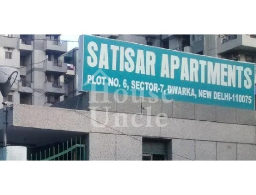 3 BHK Apartment/Flat For Rent In Satisar Apartments, Plot No. 6, Sector 7, Dwarka, New Delhi - 1700 Sq. Ft.