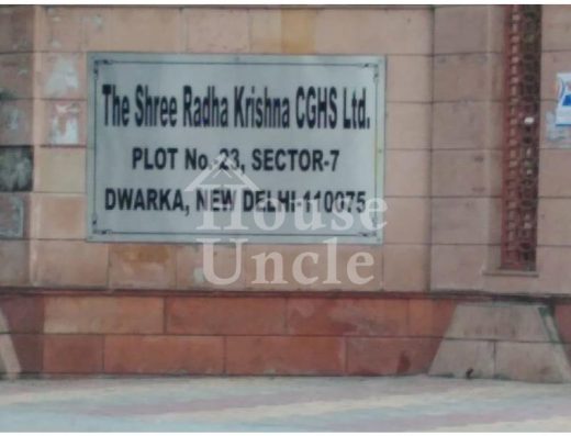 3 BHK Apartment/Flat For Rent In The Shree Radha Krishna CGHS Ltd., Plot No. 23, Sector 7, Dwarka, New Delhi - 1700 Sq. Ft.
